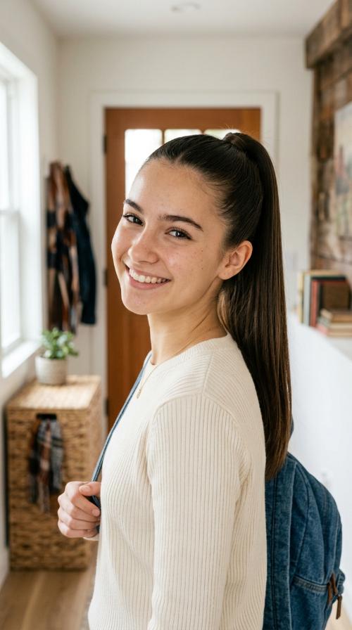 Sleek High Ponytail