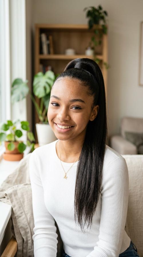 Sleek High Ponytail
