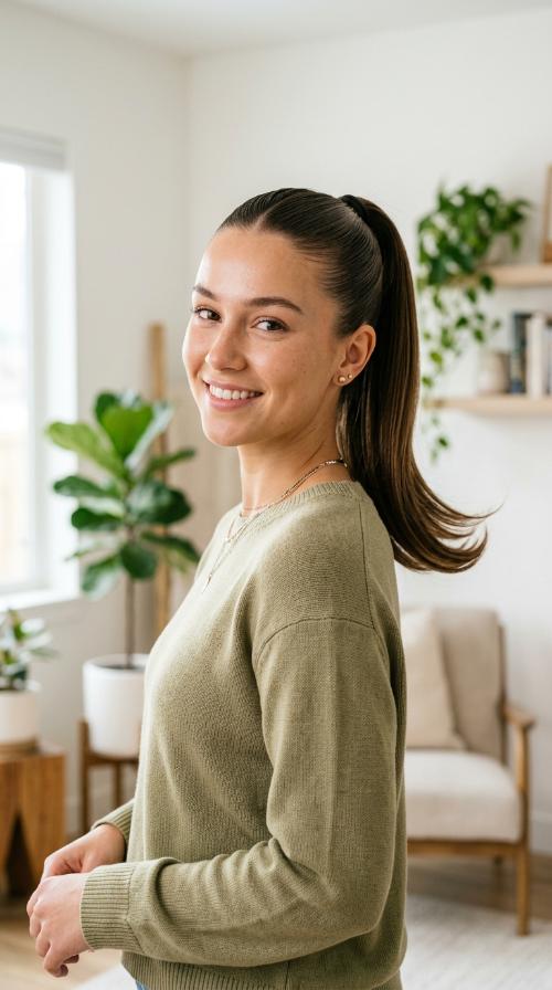 Sleek High Ponytail