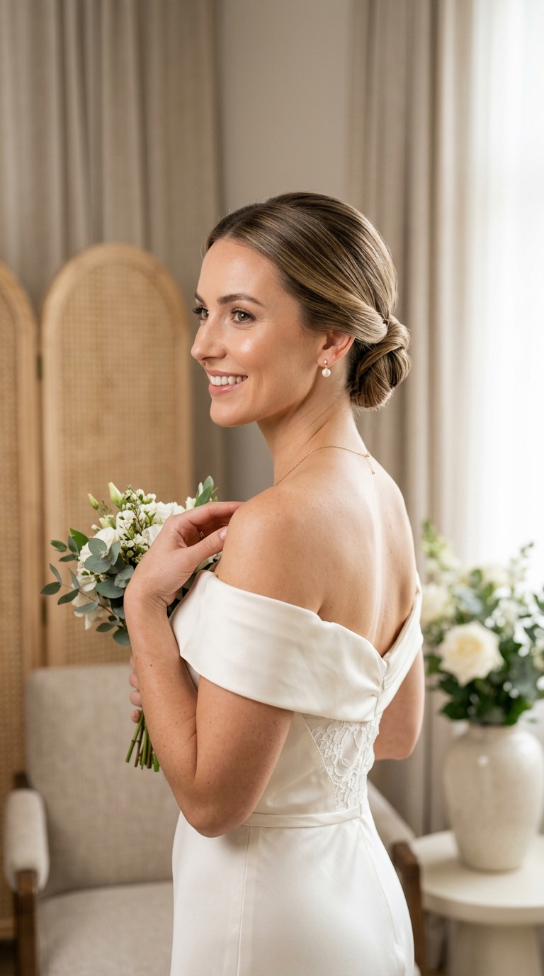 Sleek Low Chignon