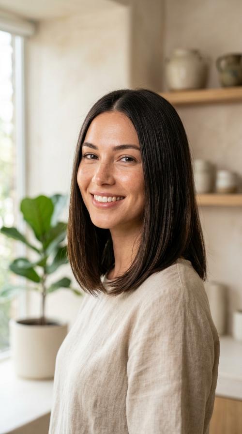Sleek One-Length Cut