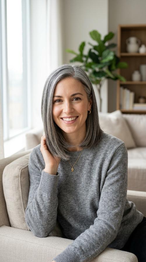 Sleek Straight Bob