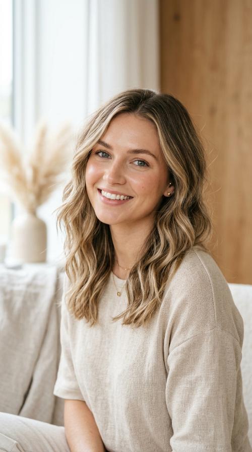 Soft Blonde Babylights for a Natural Look