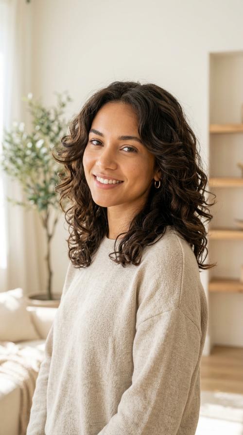 Soft Curls with Layers