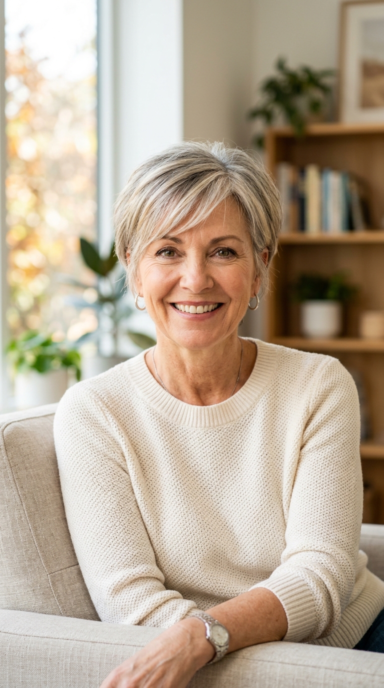 Soft Pixie with Side-Swept Bangs