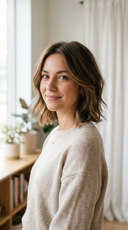 Soft Undercut Bob