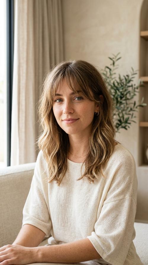 Soft Wispy Bangs