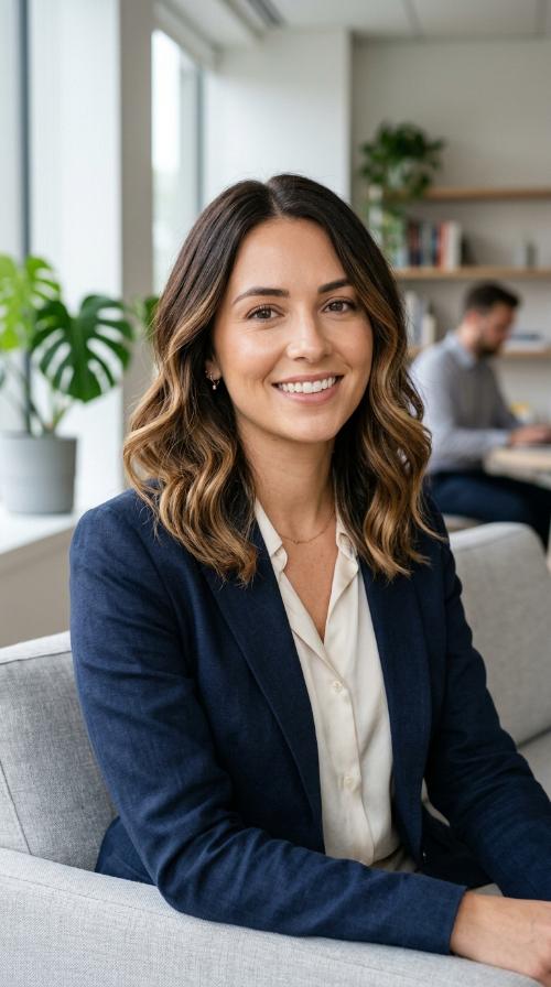 Subtle Ombre Waves