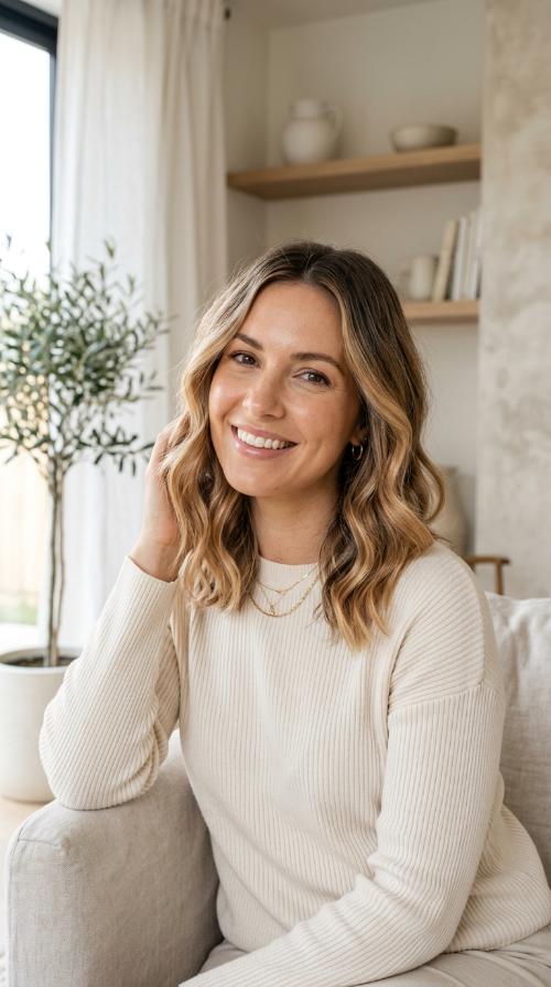 Subtle Ombre Waves
