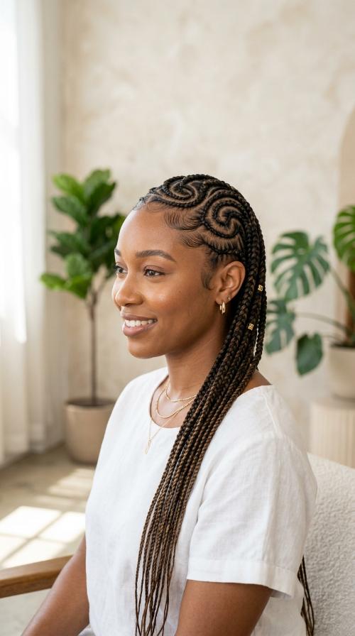 Swirled Scalp Pattern