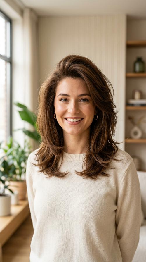 Tapered Ends with Crown Volume