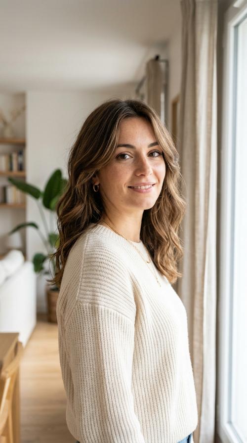 Tapered Mid-Length with Face Framing