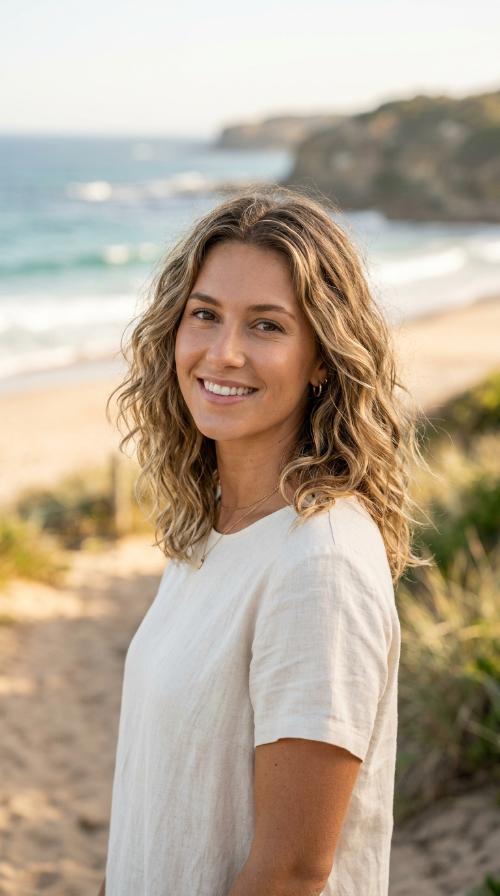 Textured Beach Waves