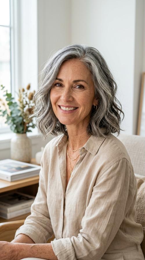 Textured Collarbone Bob