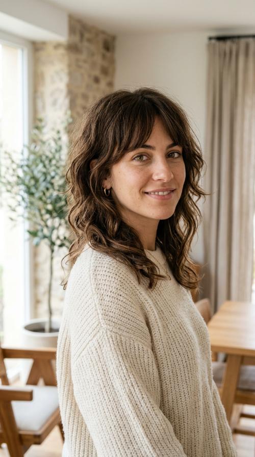 Textured Collarbone Shag