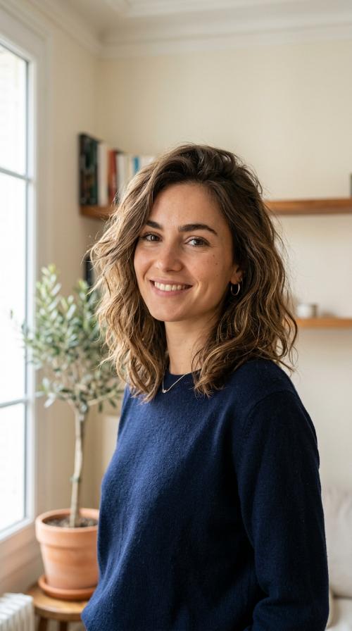 Textured French Girl Lob