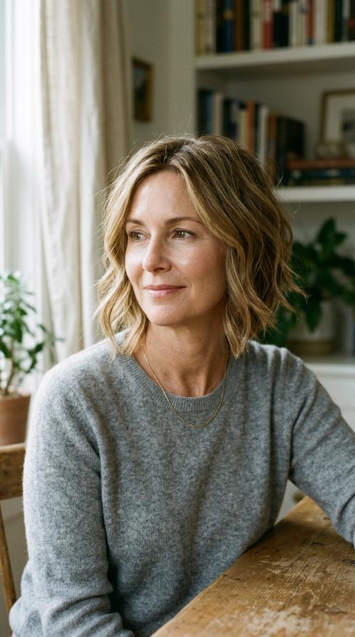 Textured Inverted Bob
