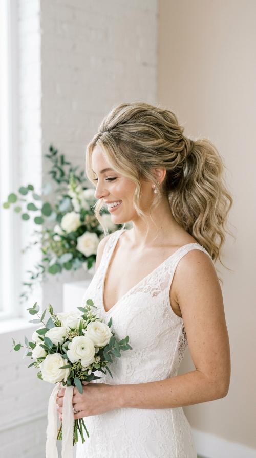 Textured Ponytail with Root Lift