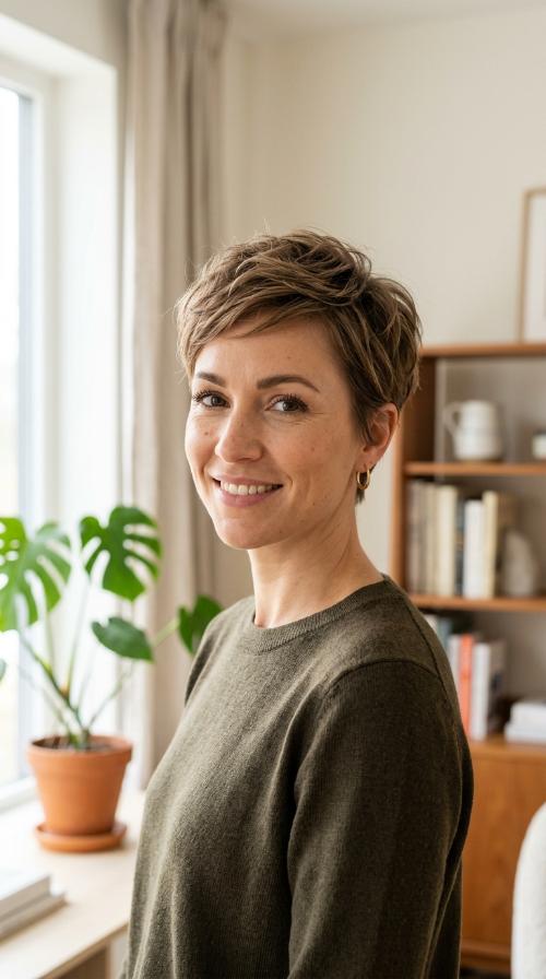Textured Tapered Pixie
