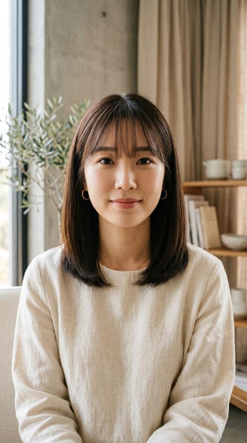 The Blunt Lob with Airy Fringe