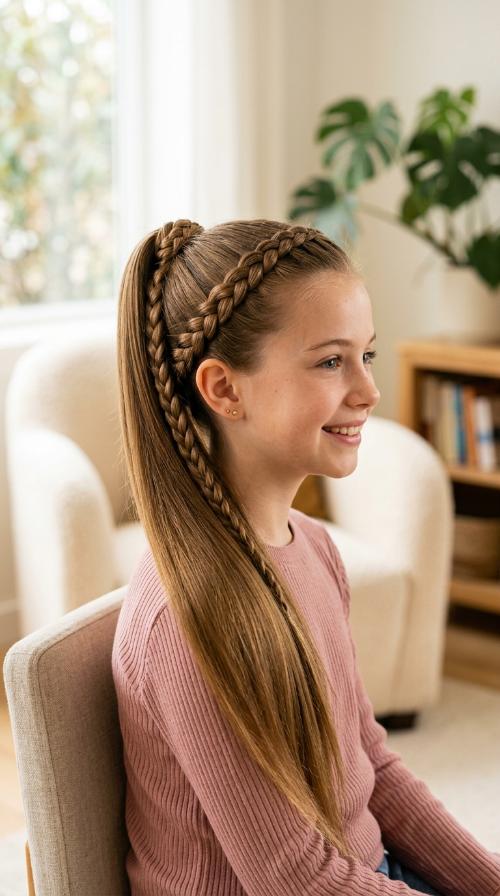 The Braided Ponytail Wrap