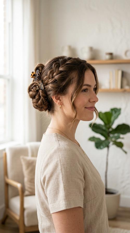 THE BRAIDED UPDO