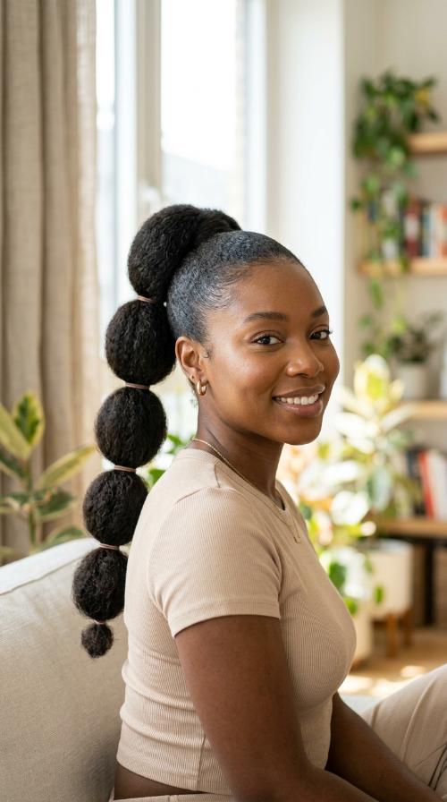 The Bubble Ponytail