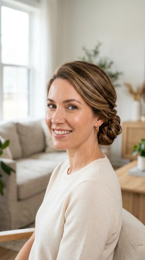 The Chic Low Bun