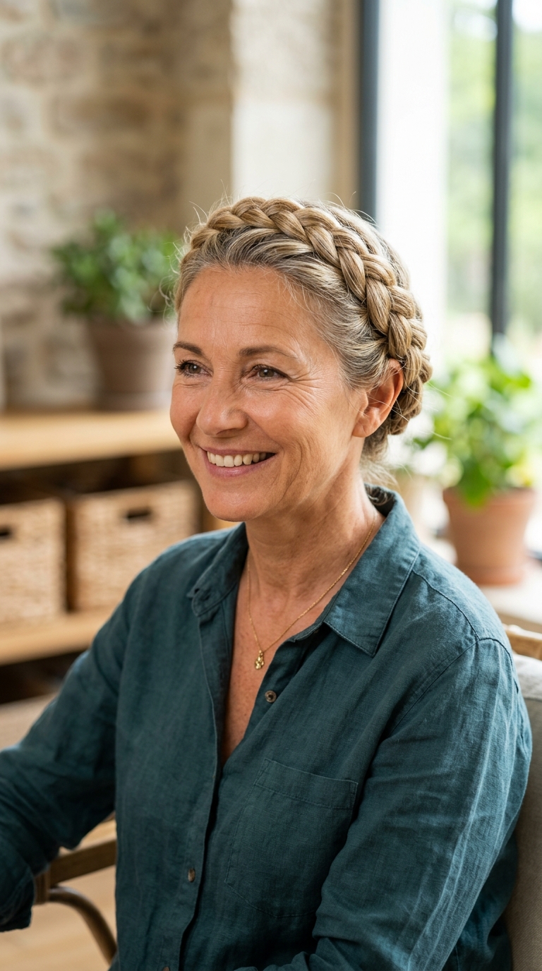 The French Braid Crown