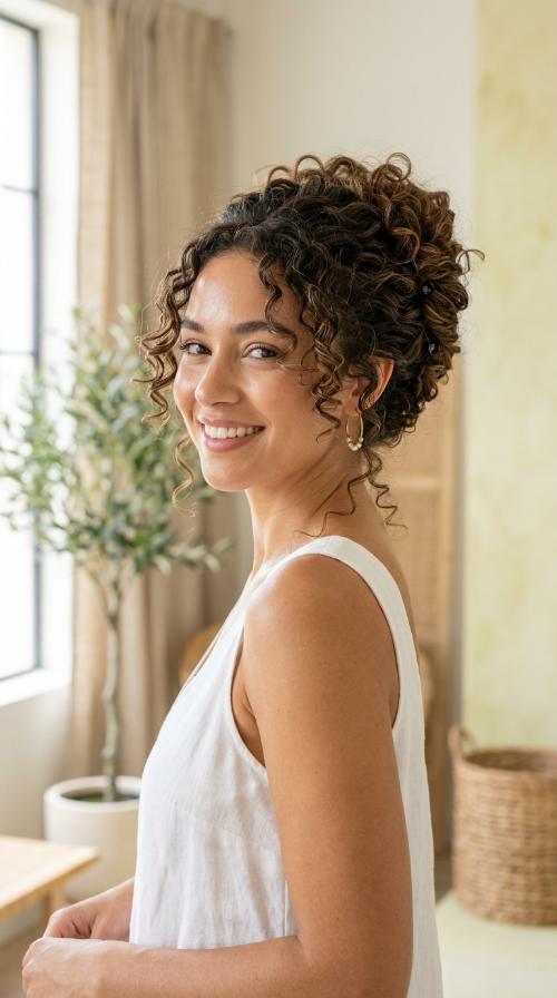 The French Twist for Curls