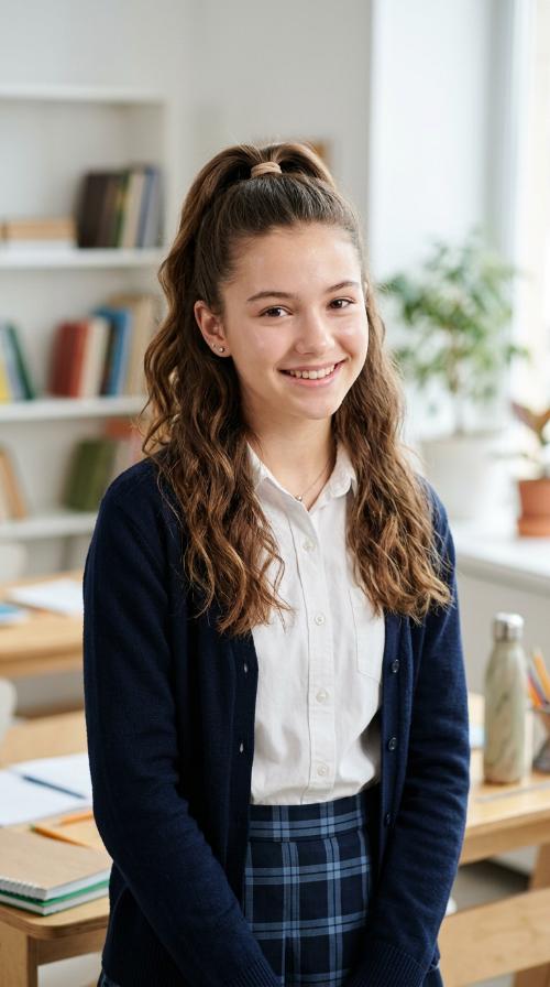 The Half-Up Ponytail