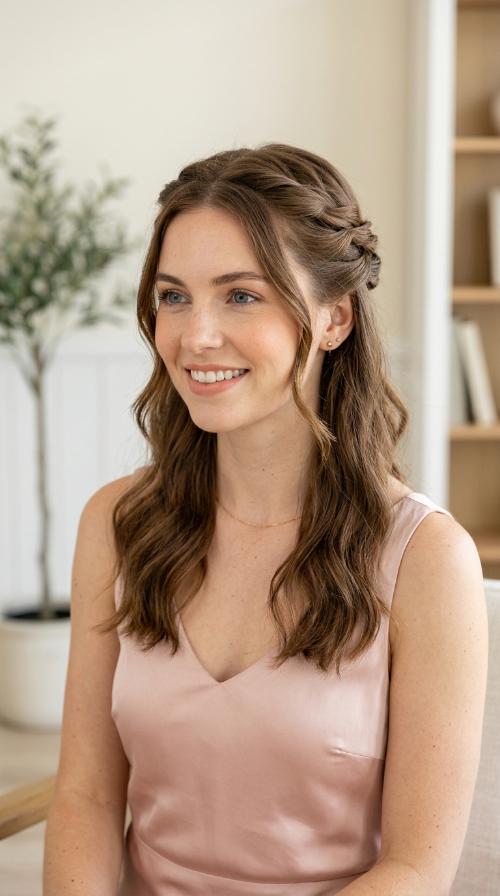 The Half-Up Twisted Crown