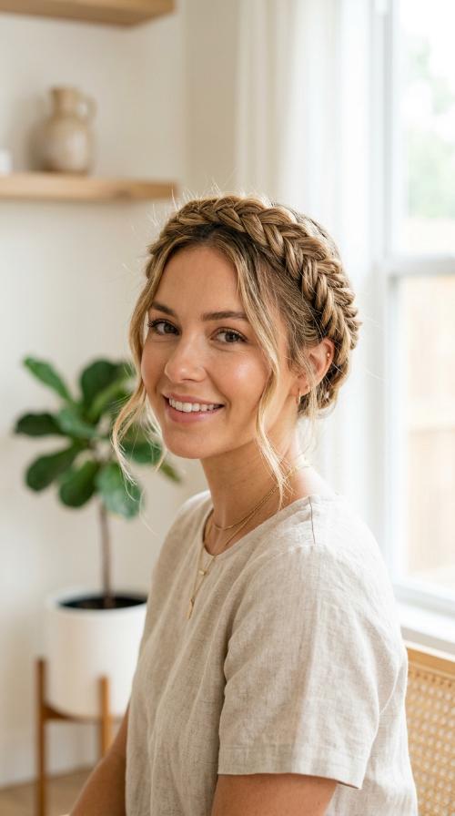 The Halo Headband Braid