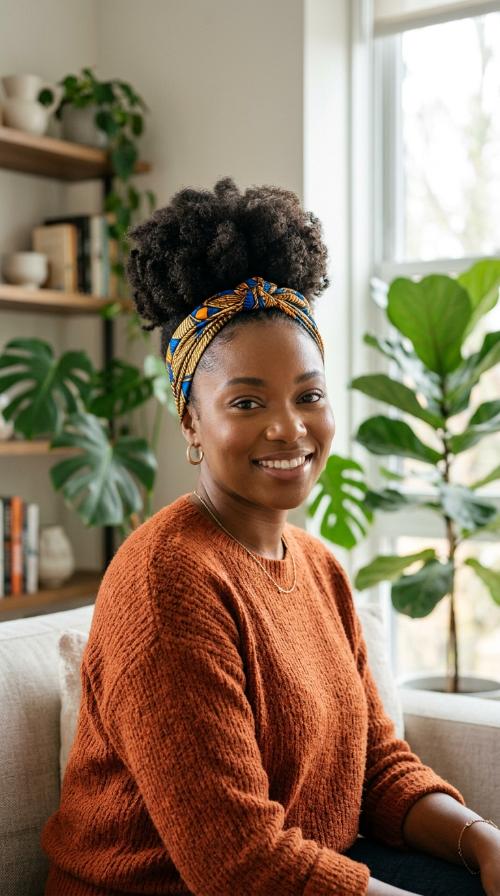 The High-Puff with a Headband
