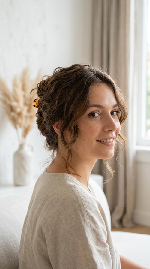 The Messy French Twist