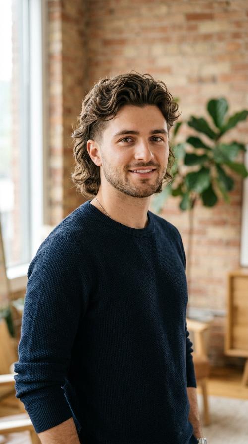 The Modern Mullet with Soft Waves