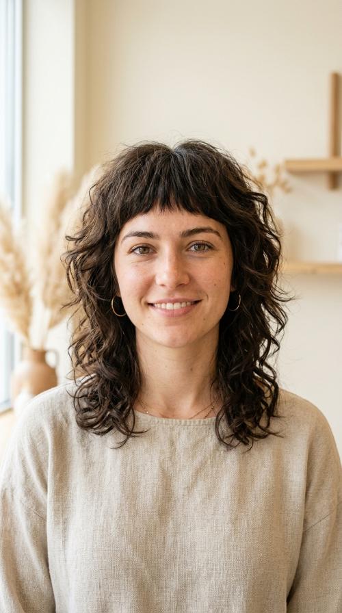 The Modern Shag with Micro-Fringe