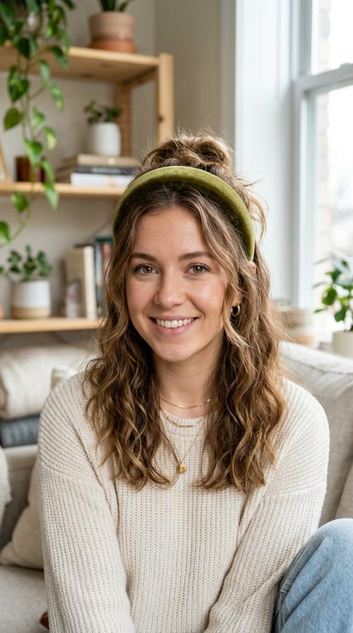 The Padded Headband Look