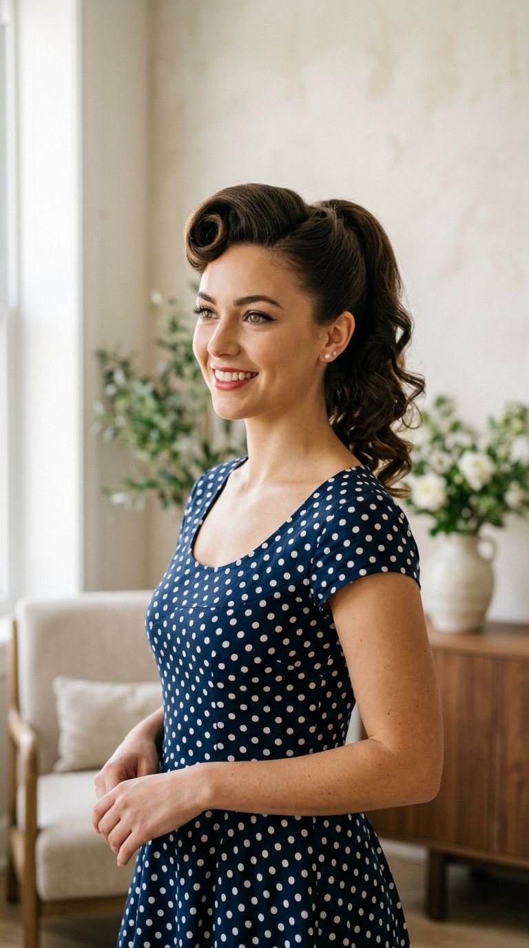 The Pin-Up Ponytail