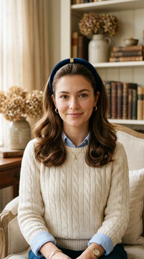 The Preppy Headband Look