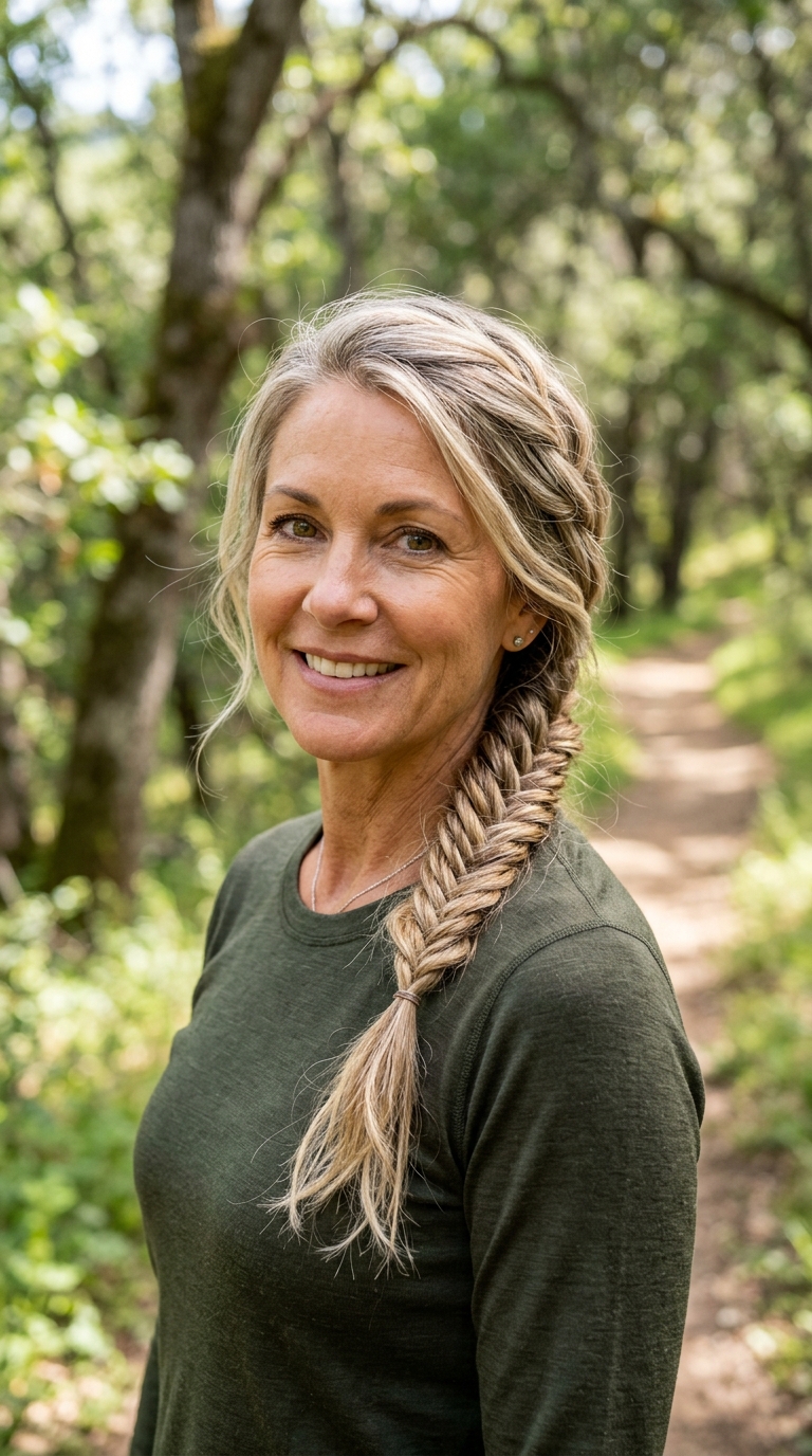 The Side-Swept Fishtail Braid