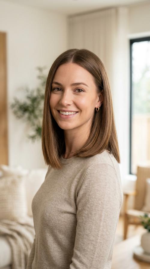 The Sleek Blunt Lob