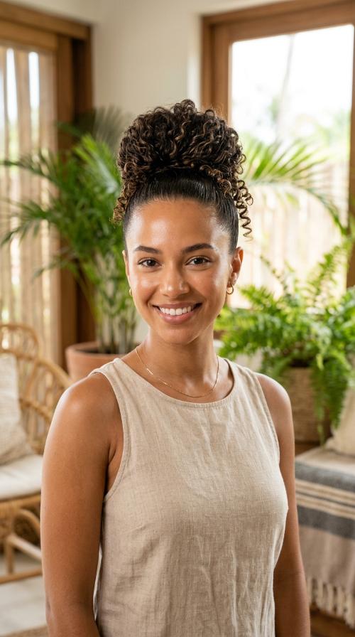The Sleek High Pineapple Bun