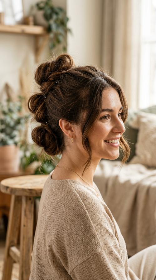 The Stacked Triple Bun