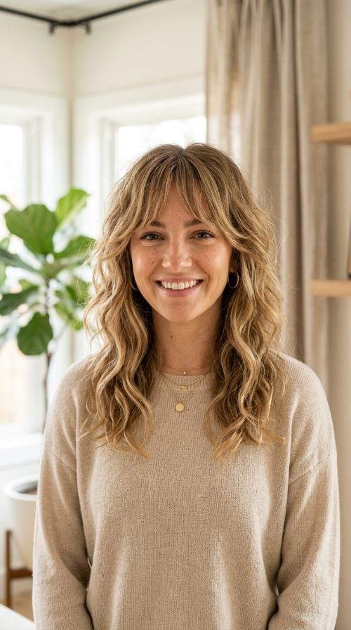 The Sun-Kissed Layered Shag