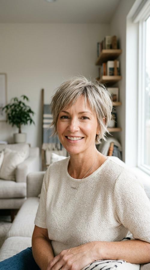 The Textured Choppy Pixie Bob