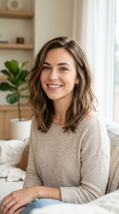 The Textured Collarbone Cut