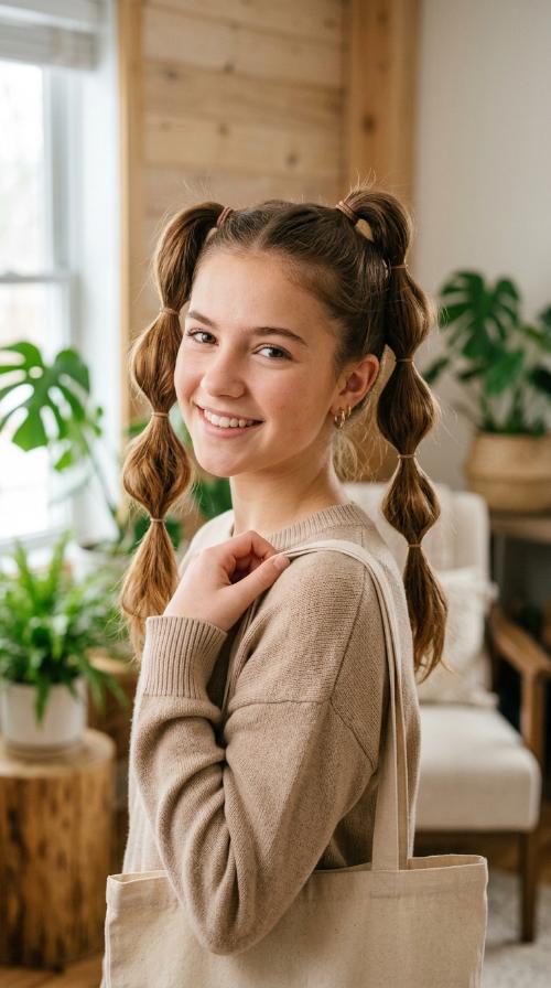 The Trendy Bubble Ponytail