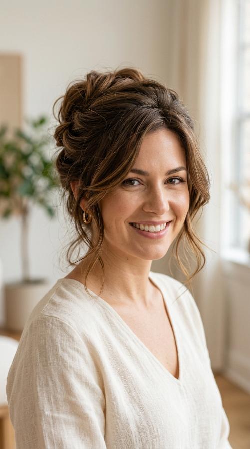 The Twisted French Pin Updo