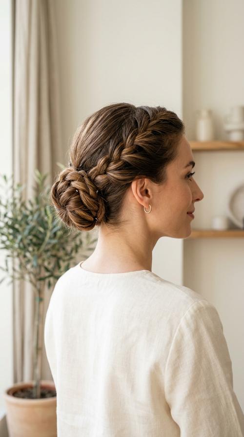 The Twisted French Rope Bun